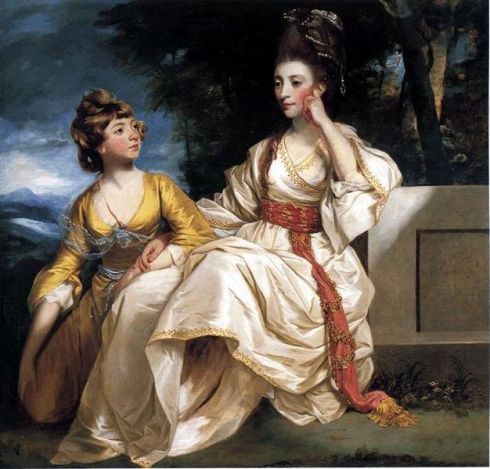 Hester Thrale and Daughter Queenie ca. 1777 by Unknown Artist  Beaverbrook Gallery